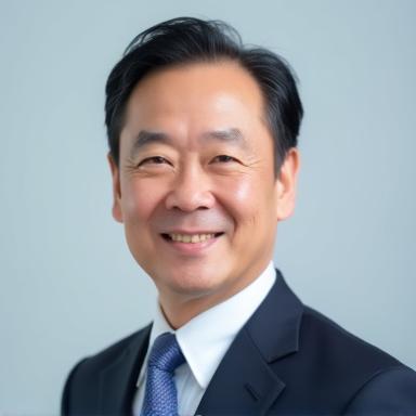 代表取締役社長 田中 太郎のプロフェッショナルな顔写真